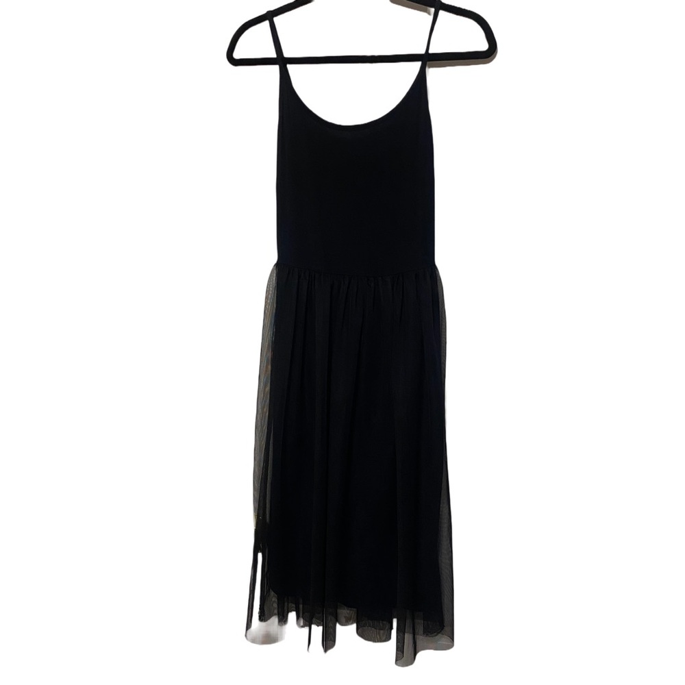 Strappy top with tulle skirt dress